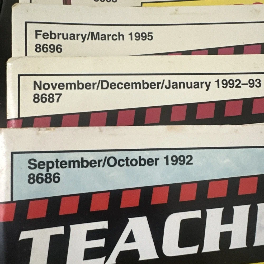 Vintage Teacher's Helper Activity Books Lot of  9 1992-2000 Never Used Worksheet